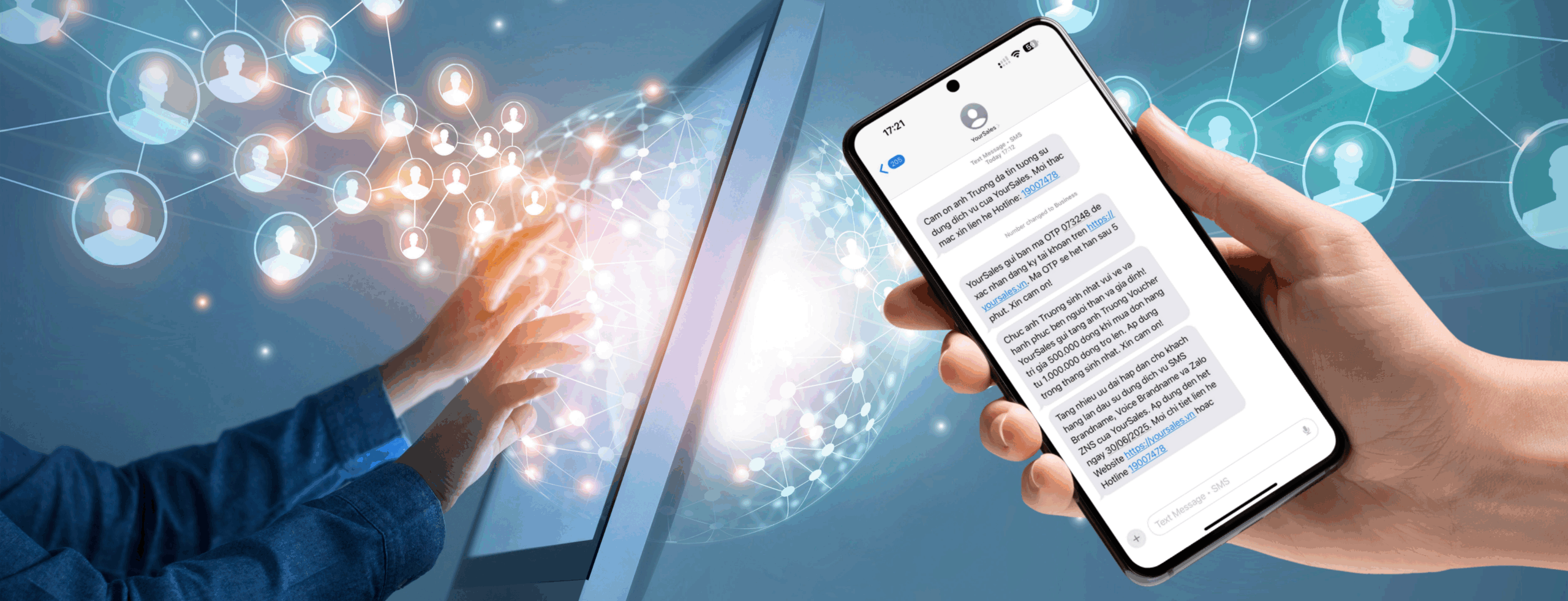 sms brandname yoursales.vn