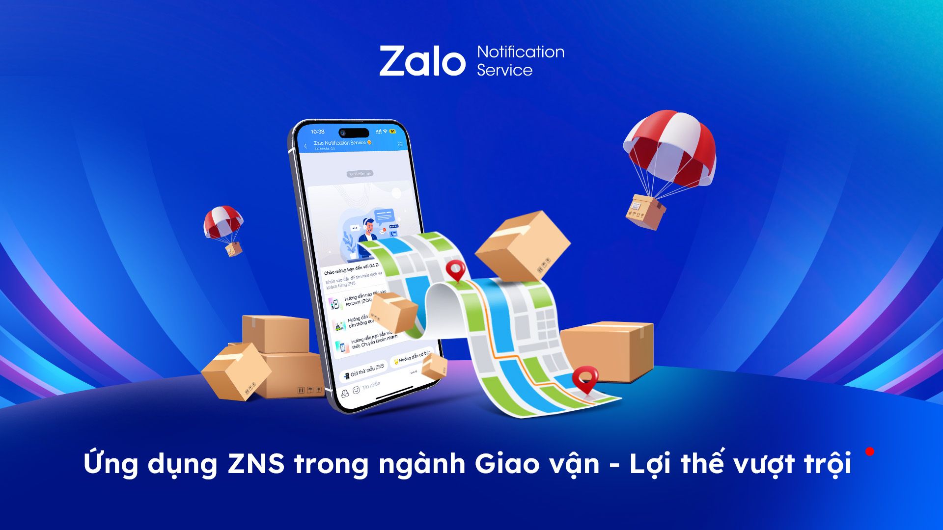 Gửi thông báo giao vận bằng ZNS